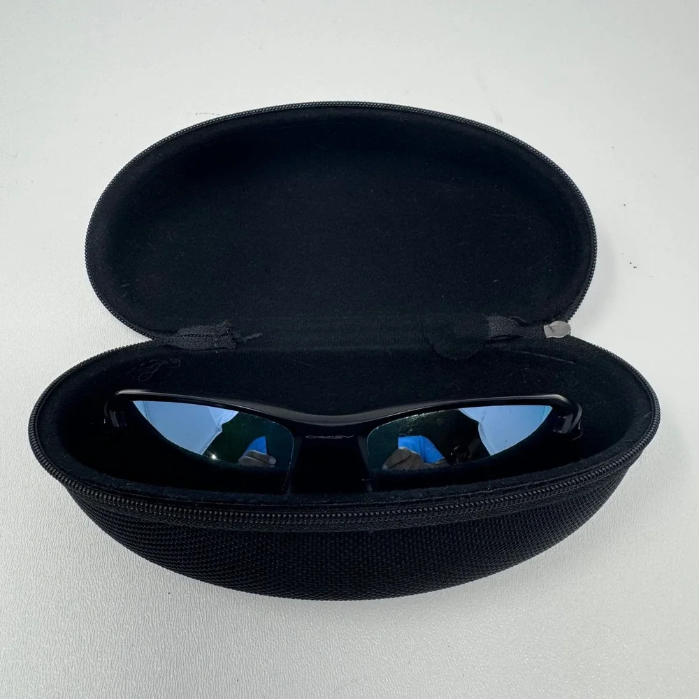 Oakley Flak 2.0 XL Sunglasses Matte Black Prizm Deep Water Polarized OO9188-5859